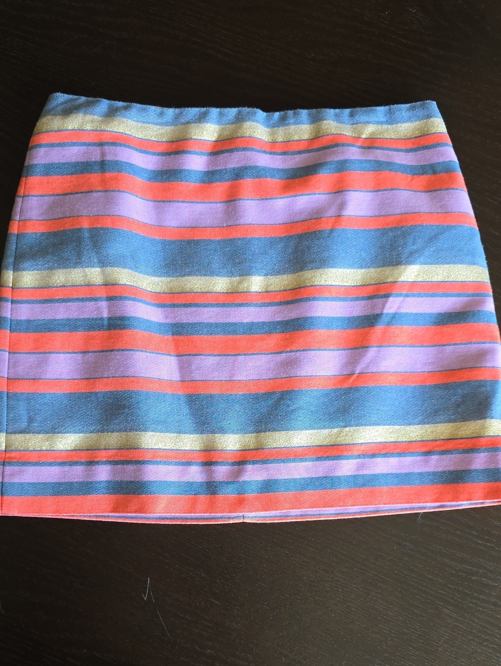 Striped Multicolor Mini Skirt - Women